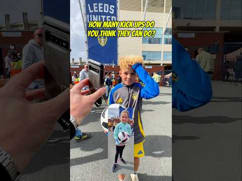 How many Kick ups!? 😯⚽️🏟 #football #kickups #footballfans #leeds