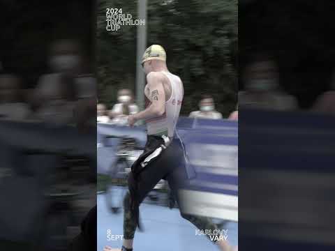 GOING LIVE 🚨 FOR THE FIRST TIME | KARLOVY VARY 🇨🇿 WORLD CUP #Triathlon #Shorts