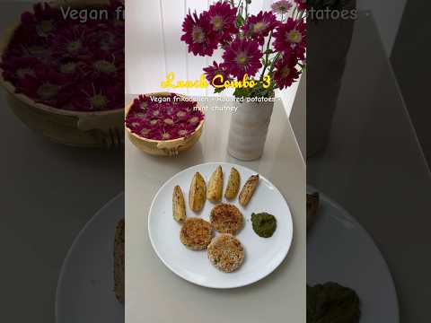 Lunch platter combo series - Ep 3🌿 #ytshorts #shortsvideo  #minivlog #frikadellen #roastedpotatoes