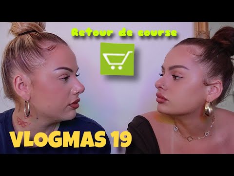 VLOGMAS 19 : grosse journée de travail, retour de course 🎁