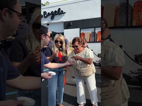 PopUp Bagels x Carlo’s Bakery tiramisu schemear is NOW AVAILABLE only in Westfield, NJ!!!