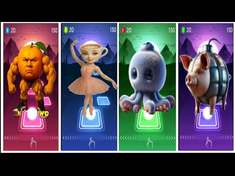 Udin din din dun vs Balerina Capuchino VS Blueberrinni oktopussinni Vs Svinno bombombino