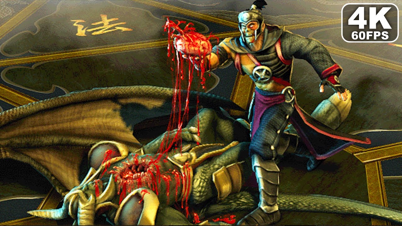 Havik Kills Onaga To Revive Shao Kahn Scene 4K ULTRA HD - MORTAL KOMBAT