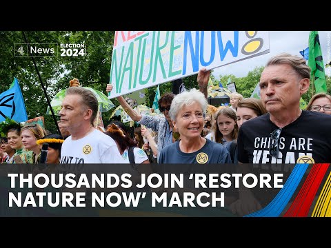 Thousands join ‘Restore Nature Now’ march
