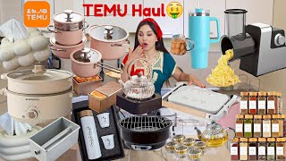 مشترياتي من TEMU🧡فتحت معاكم أكبر طلبية لمستلزمات المطبخ راقية😍الجودة والأثمنة خيال✨|TEMU HAUL