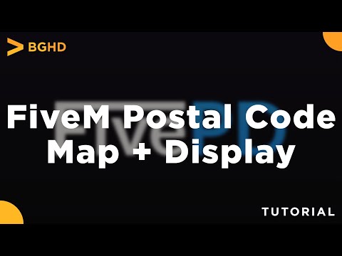 fivem postal code map download