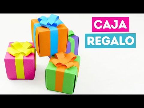 🎁 Cómo hacer una caja de papel para regalo muy fácil