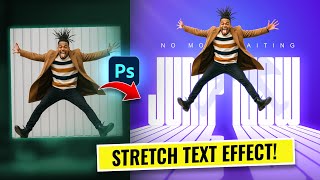 Stretch Perspective Text Effect in Photoshop - Poster Design!