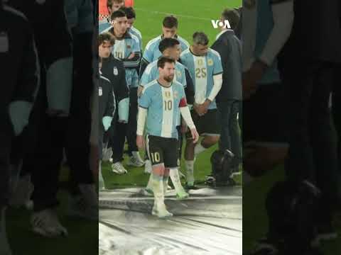 مسی با تیم ملی ارجنتاین خداحافظی کرد