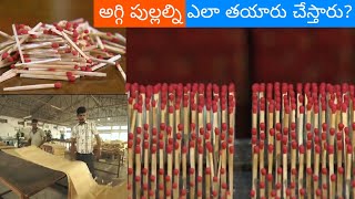అగ్గి పుల్లల్ని ఎలా తయారు చేస్తారు? 🤔 #shorts