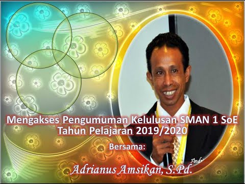 Tutorial Pengumuman Kelulusan tahun 2019/2020