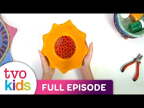 CREATE: Papier Mache – How to make a sunflower bowl