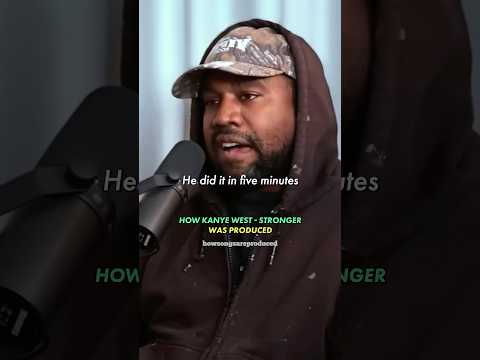 HOW KANYE WEST - STRONGER WAS PRODUCED #kanyewest #ye #musicproducer