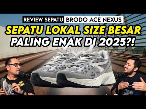 Sepatu Lokal Paling Nyaman 2025? + Ada Size  Besar! REVIEW Brodo Ace Nexus