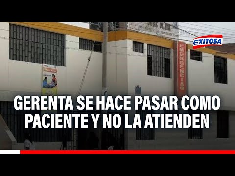 🔴🔵Gerente de Salud se hizo pasar como paciente y descubre a médicos descansando y no atendían