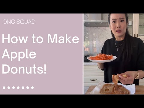 How to Make Apple Donuts!