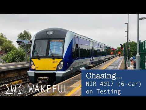 NI Railways 4017 (6 Car) at Yorkgate and Portadown (5/8/21)