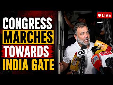 Congress Protest LIVE | Rahul Gandhi News LIVE | Congress Marches Towards India Gate