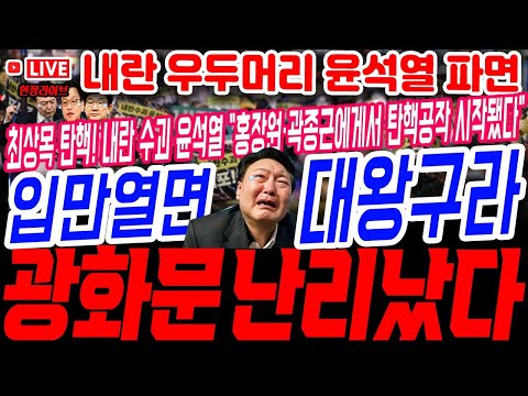 극우떼 난동! 입벌구 광화문 난리났다. 내란 수괴 최상목 탄핵! 내란 우두머리 윤석열 파면!#구속영장 #계엄령 #내란죄 #탄핵 #파면