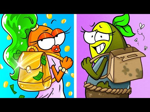 Nerd Finally Gets Revenge On Her Bully 🤓 Nerd VS Popular Rich VS Poor Student 🥑 Funny Video