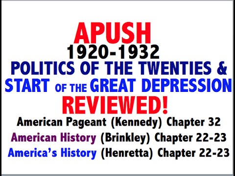 American Pageant Chapter 32 APUSH Review