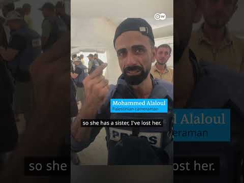 Gaza cameraman loses family in airstrike | DW #Shorts #Gaza #Israel
