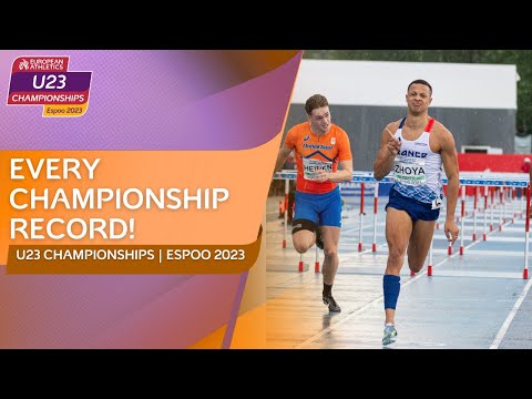 EVERY Championship Record from Espoo 2023 | U23 Championships
