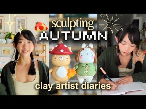 small business diaries ✿ making new things! polymer clay process, 3 designs in 1 day