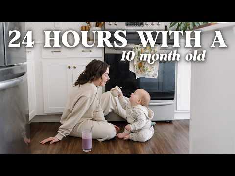 24 HOURS WITH A 10-MONTH OLD | Our Daily Routine, Navigating Crawling, Baby Meal Ideas & Activities