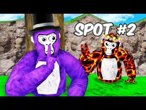 Gorilla Tag's CRAZIEST Hiding Spots