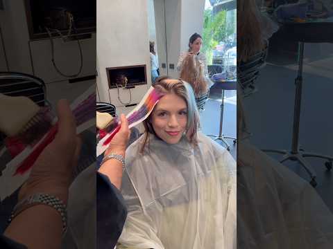 הגעתי לחדש את הצבע בשיער!🎨💇‍♀️ #colors #love #hairstyle #hair #funny #shortsfeed #subscribe #like
