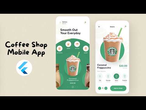 Coffee App UI Flutter || Coffee Shop App Flutter