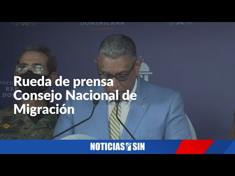 EN VIVO Rueda de prensa Consejo Nacional de Migración