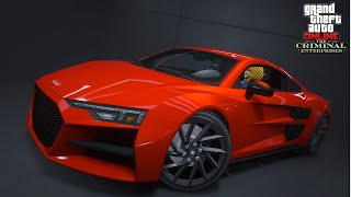 TUNEANDO NUEVO COCHE OBEY 10F DLC GTA ONLINE "The Criminal Enterprises" GTA V Audi R8