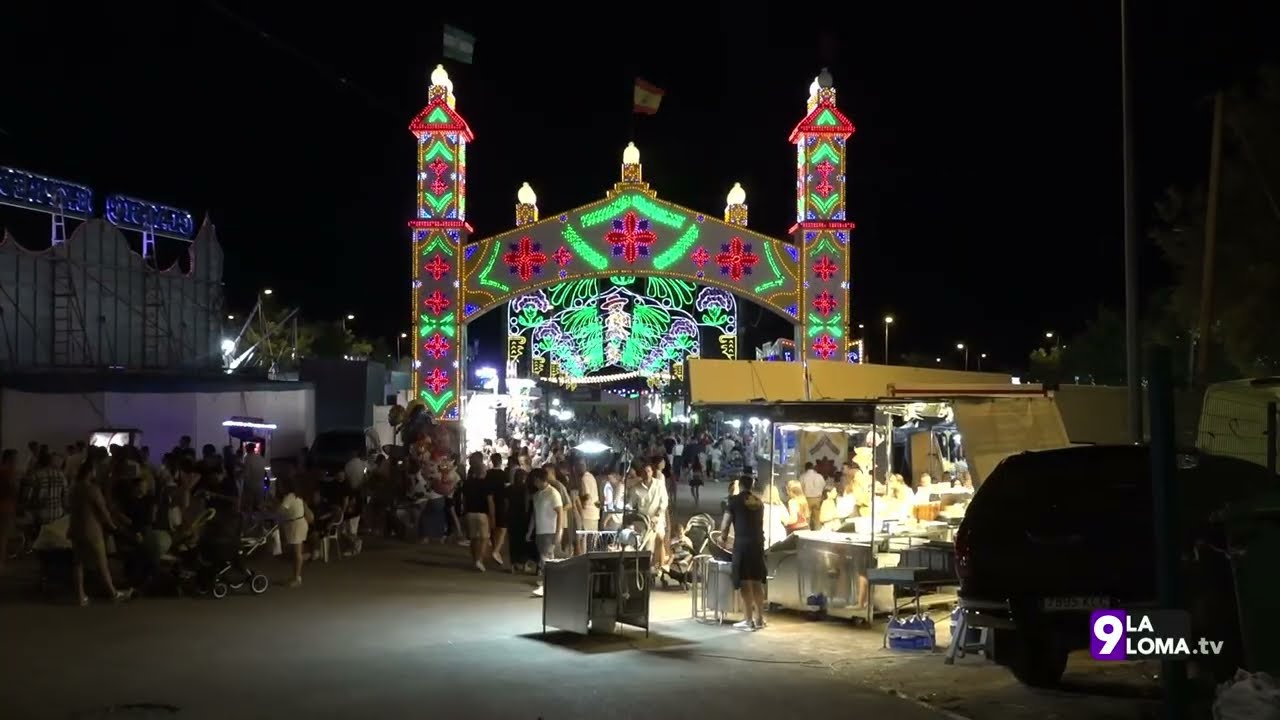 Feria de Baeza 2025 · Ambiente feria de noche 5
