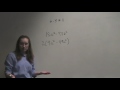 Factoring Binomials and Common Factors