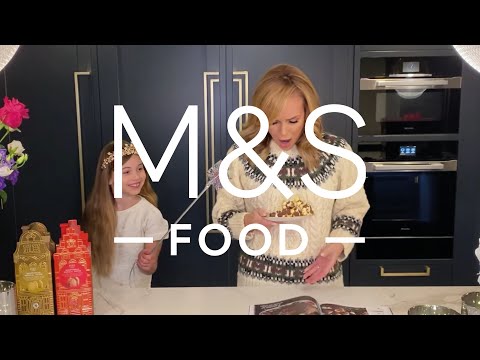 Amanda Holden at home trying M&S Christmas food | M&S FOOD