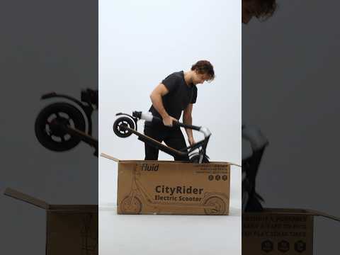 📦 Unboxing time! Get ready to hit the streets in no time with the fluid CityRider! 🛴✨ #escooter