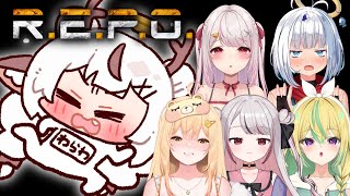 R.E.P.O  こわいよ～【麝香ちまき/めいどるーちぇ/龍涎にこみ/狐月れんげ】