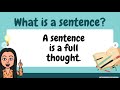 Exploring Sentences and Sentence Fragments