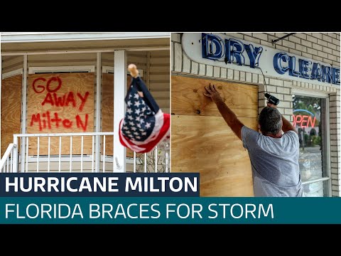 'Stay and you're gonna die': Florida braces for 'catastrophic' floods as hurricane Milton nears