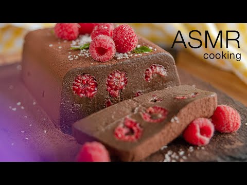 CHOCOLATE MOUSSE CAKE | chocolate pudding recipe from scratch | ASMR cooking video