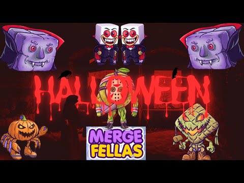 🔴 LIVE Merge Fellas Halloween 🎃 MODE 😵 BRAINROT #live #mergefellas