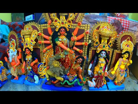 A Beautiful & Complete Small Maa Durga Idol By Jayanta Art |