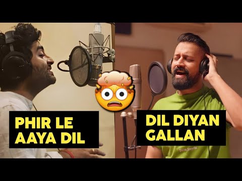 Arijit Singh and Atif Aslam Practices Song Before Recording 💥