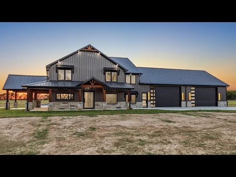 2025 NEW BARNDOMINIUM LUXURY HOUSE TOUR OUTSKIRTS OF DALLAS TEXAS!