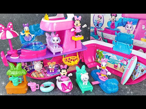 Satisfying with Unboxing Disney Minnie Mouse Toys Collection Review, Minnie Yacht Playset | ASMR