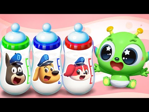 Police Takes Care of Baby Alien | Baby Care | Kids Cartoon | Sheriff Labrador | BabyBus