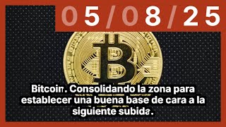 Bitcoin. Consolidando la zona para establecer una buena base de cara a la siguiente subida.