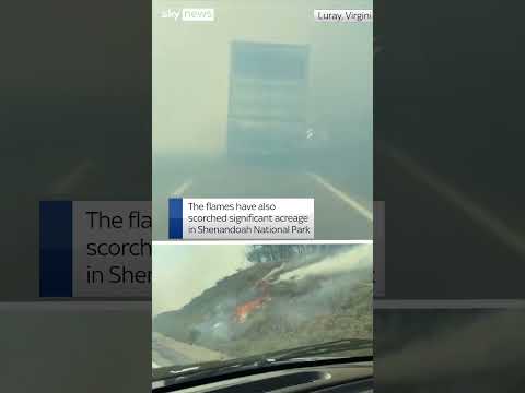 'Wow, that's hot!' Wildfires rage in US